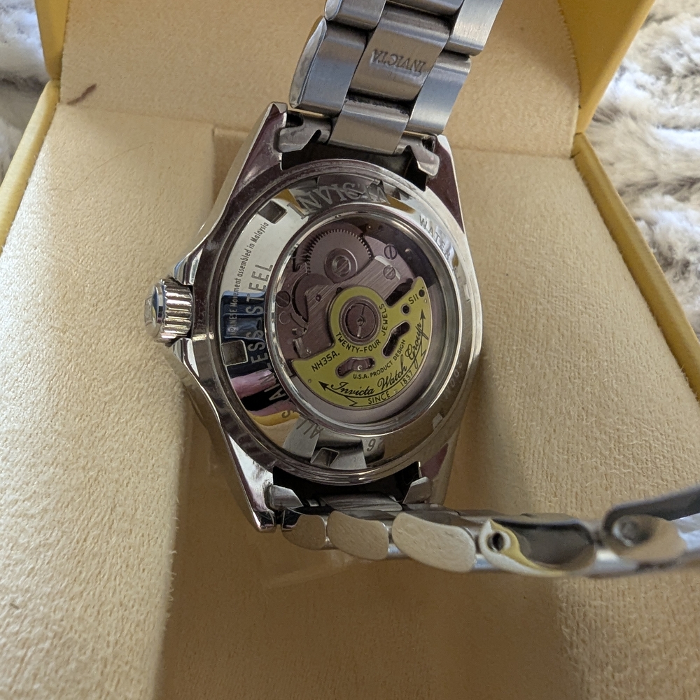 Invicta Silver and Black Men's Watch - Picture 9 of 12